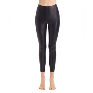 Commando 7/8 Faux Leather Legging in Black — Size: Small NWT